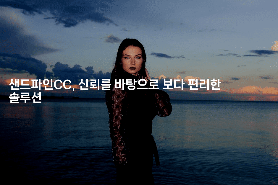 샌드파인CC, 신뢰를 바탕으로 보다 편리한 솔루션-공항노숙자