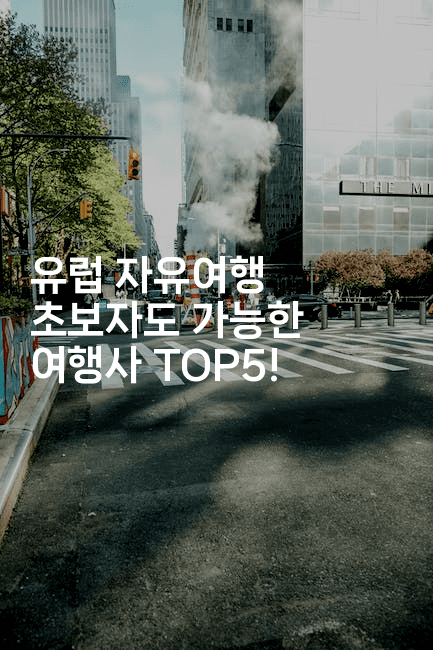 유럽 자유여행 초보자도 가능한 여행사 TOP5!2-공항노숙자