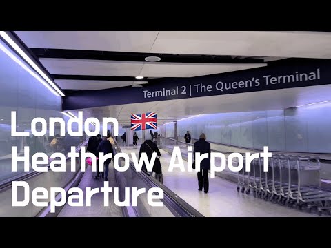 London Heathrow Airport Terminal 2 영국 런던 시내에서 지하철로 히드로 공항 터미널 2로 이동하기