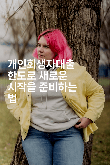 개인회생자대출 한도로 새로운 시작을 준비하는 법-공항노숙자