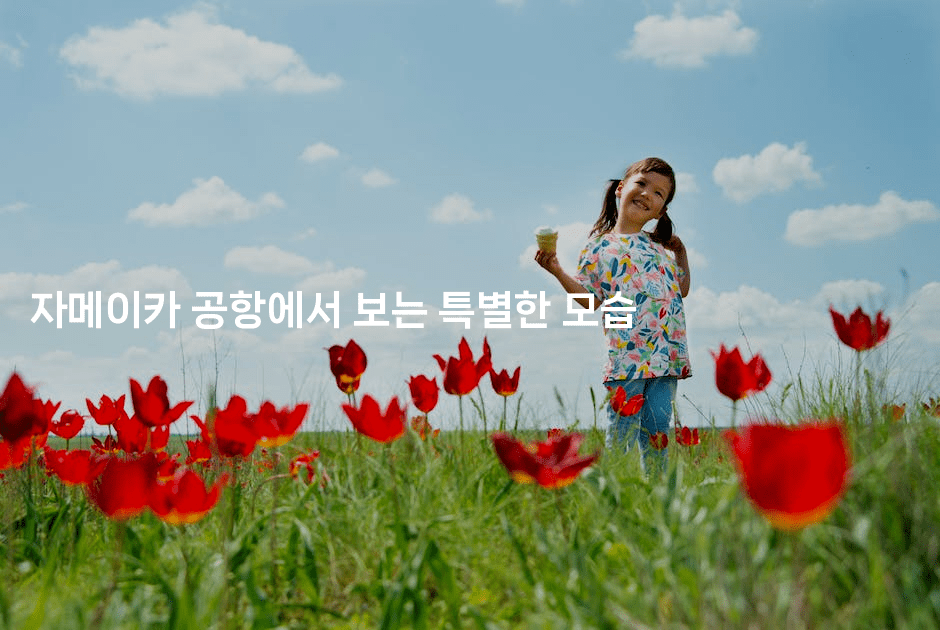 자메이카 공항에서 보는 특별한 모습2-공항노숙자