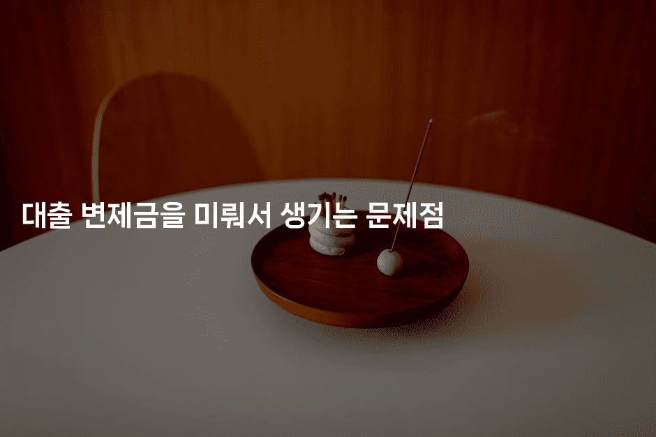 대출 변제금을 미뤄서 생기는 문제점-공항노숙자