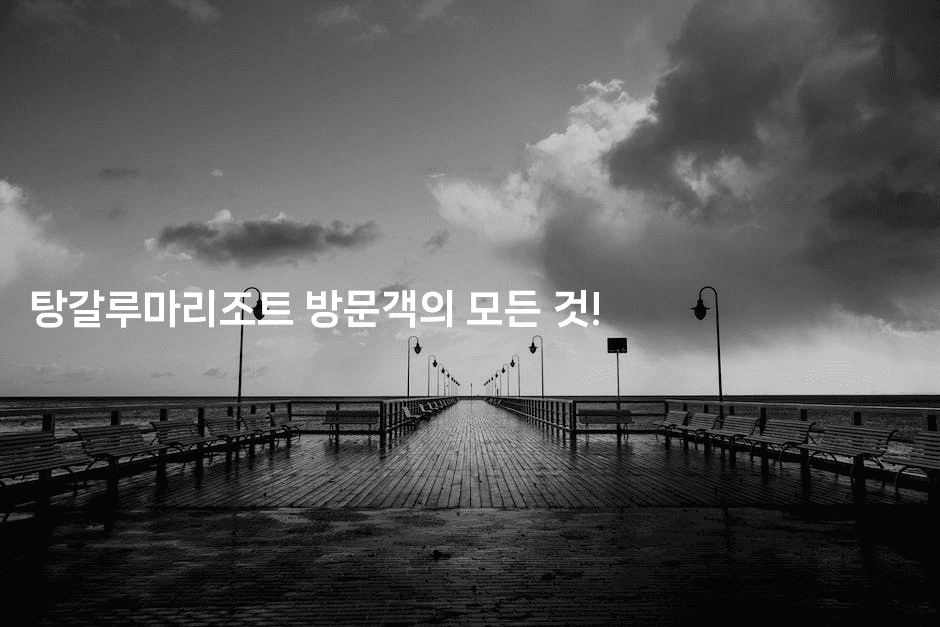 탕갈루마리조트 방문객의 모든 것!-공항노숙자