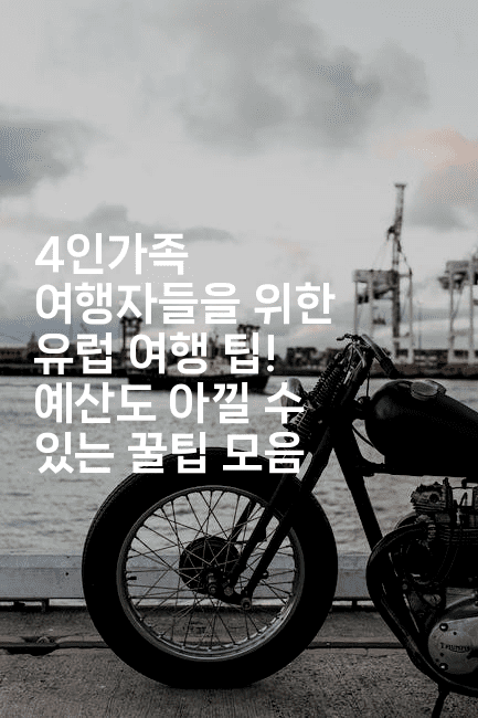 4인가족 여행자들을 위한 유럽 여행 팁! 예산도 아낄 수 있는 꿀팁 모음2-공항노숙자